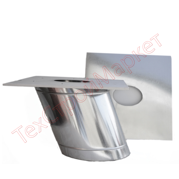 Потолочно - проходной узел d-200/45гр (Нерж.ст.430)