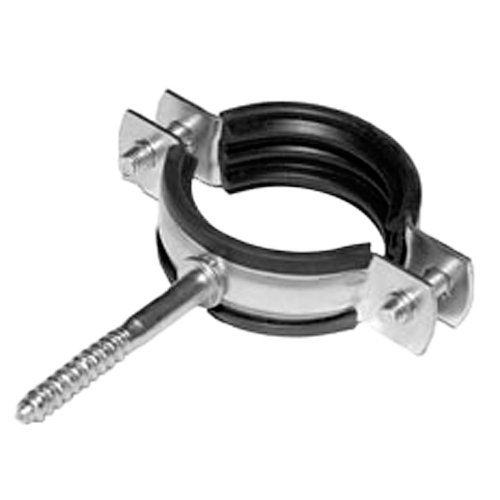 Хомут оцинк с резин. уплотнением 1 1/2 (48-52) (в компл. шпилька М8*80 и дюбель)