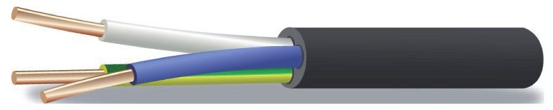 Кабель плоский ГОСТ ВВГнг(А)-LS 0,66 3х2,5 ККЗ