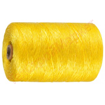 Шпагат ЗУБР многоцелевой полипропиленовый, желтый, d=1,8 мм, 60 м, 50 кгс, 1,2 ктекс