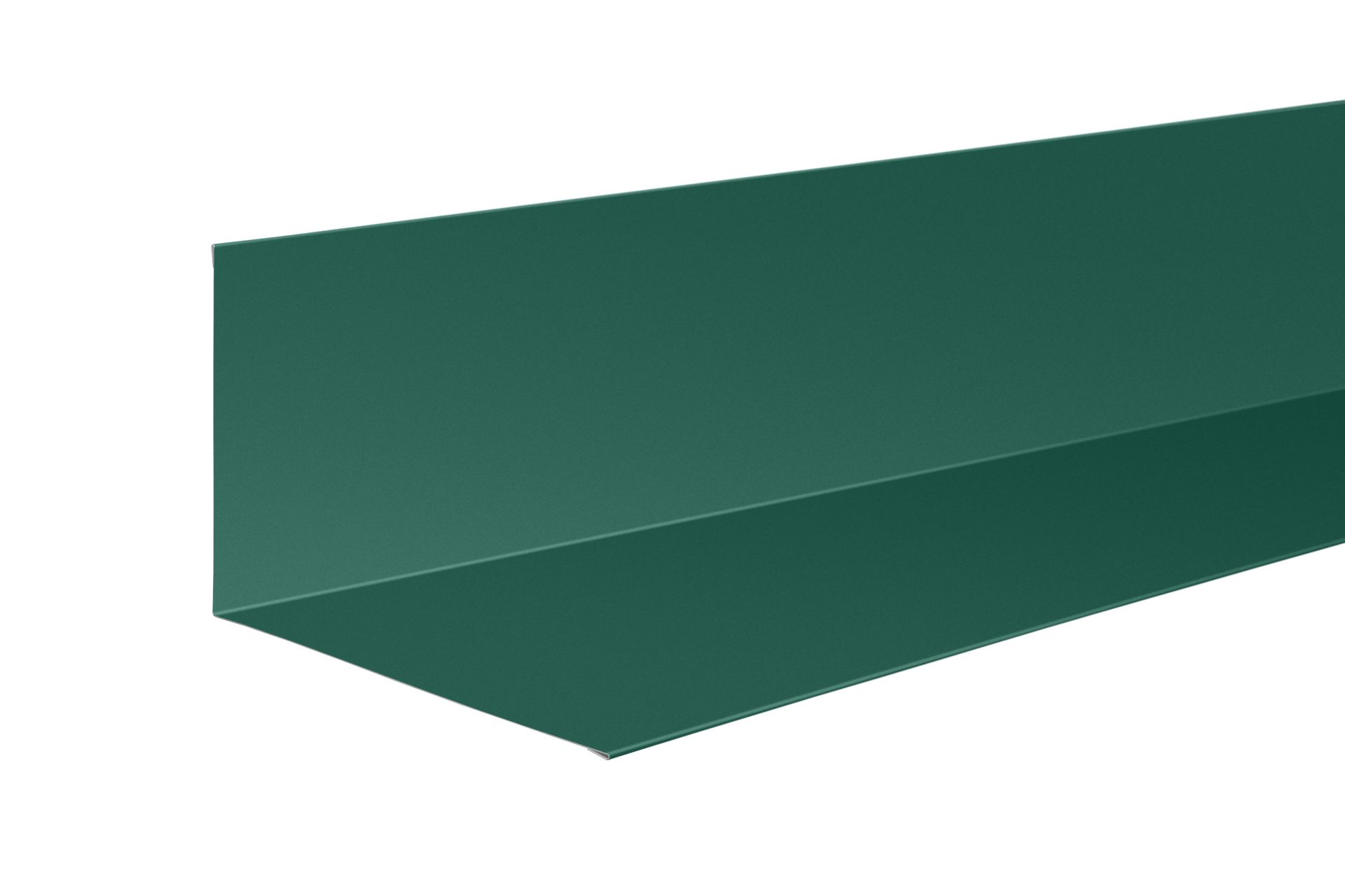 Планка примыкания верхняя 140*100*2000 - зеленая 6005