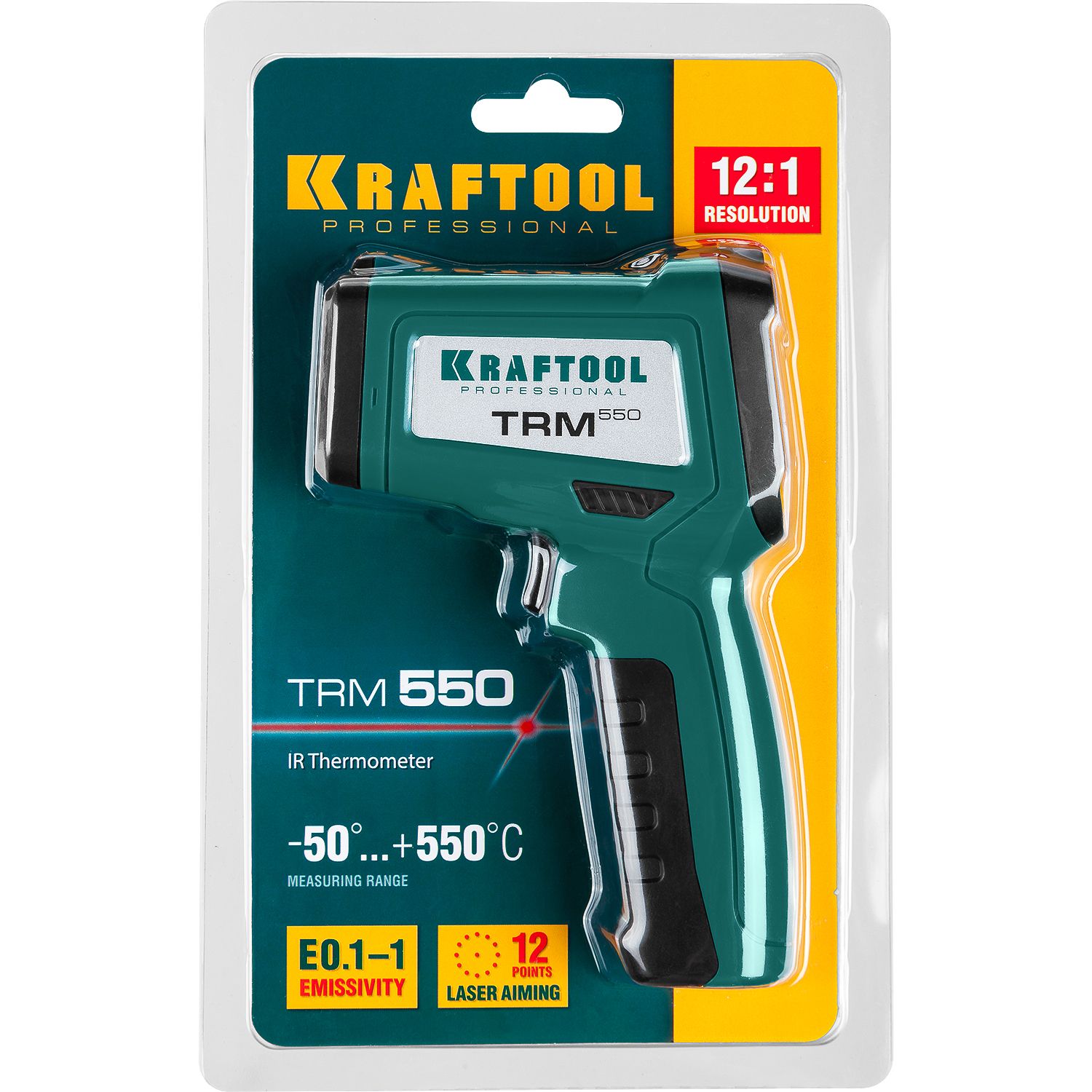 Пирометр инфракрасный KRAFTOOL TRM-550