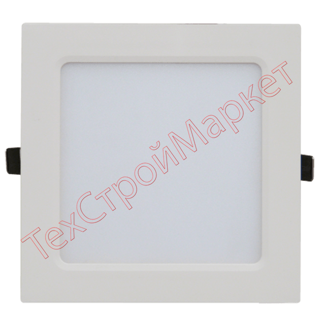 Светодиодный светильник ASD квадратный SLP-eco 8Вт 230В 4000Л 560Лм 108*108*32мм белая IP40