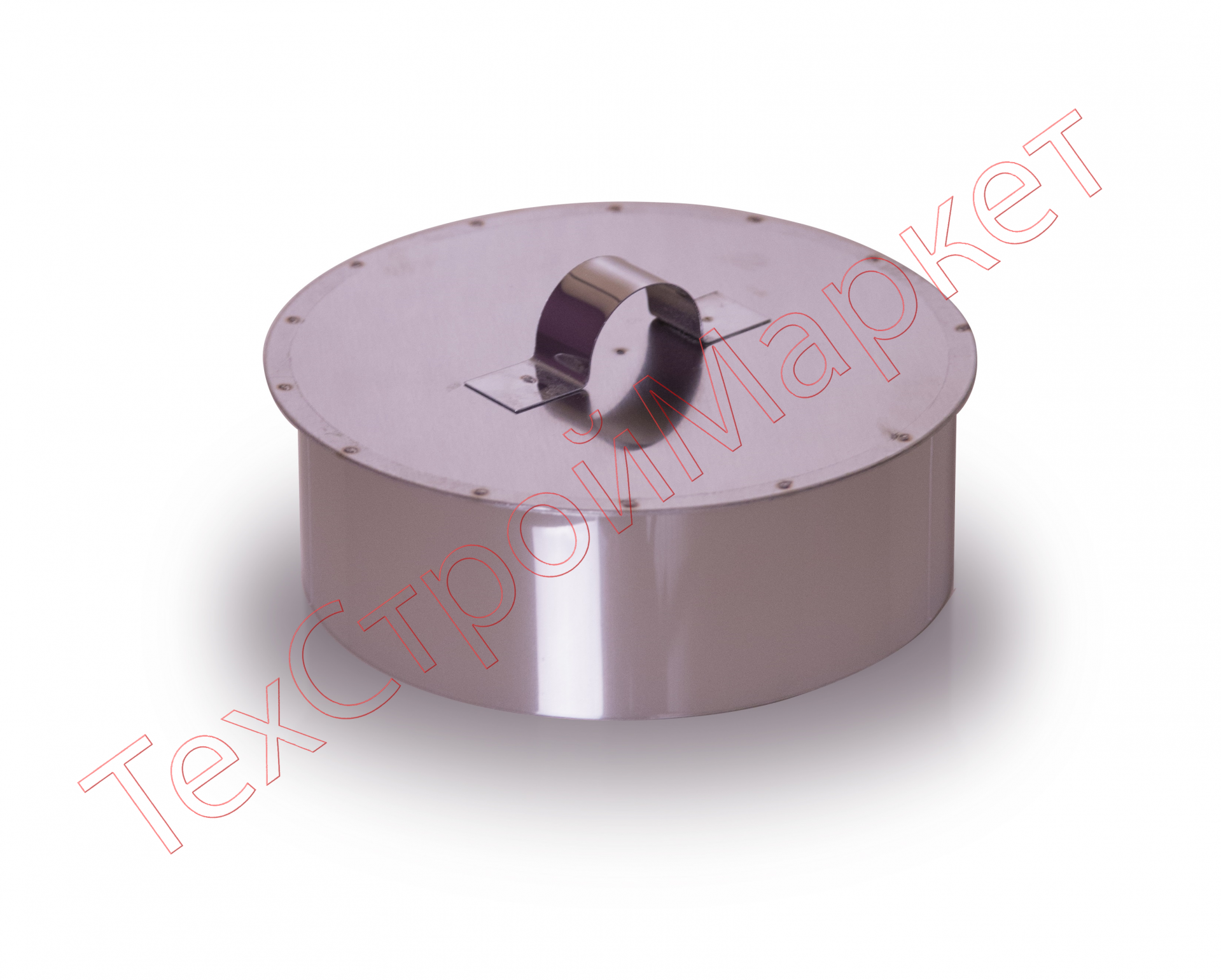 Заглушка ревизионная Дымоходофф d-115  (Нерж.ст430/0,5мм) Конденсат