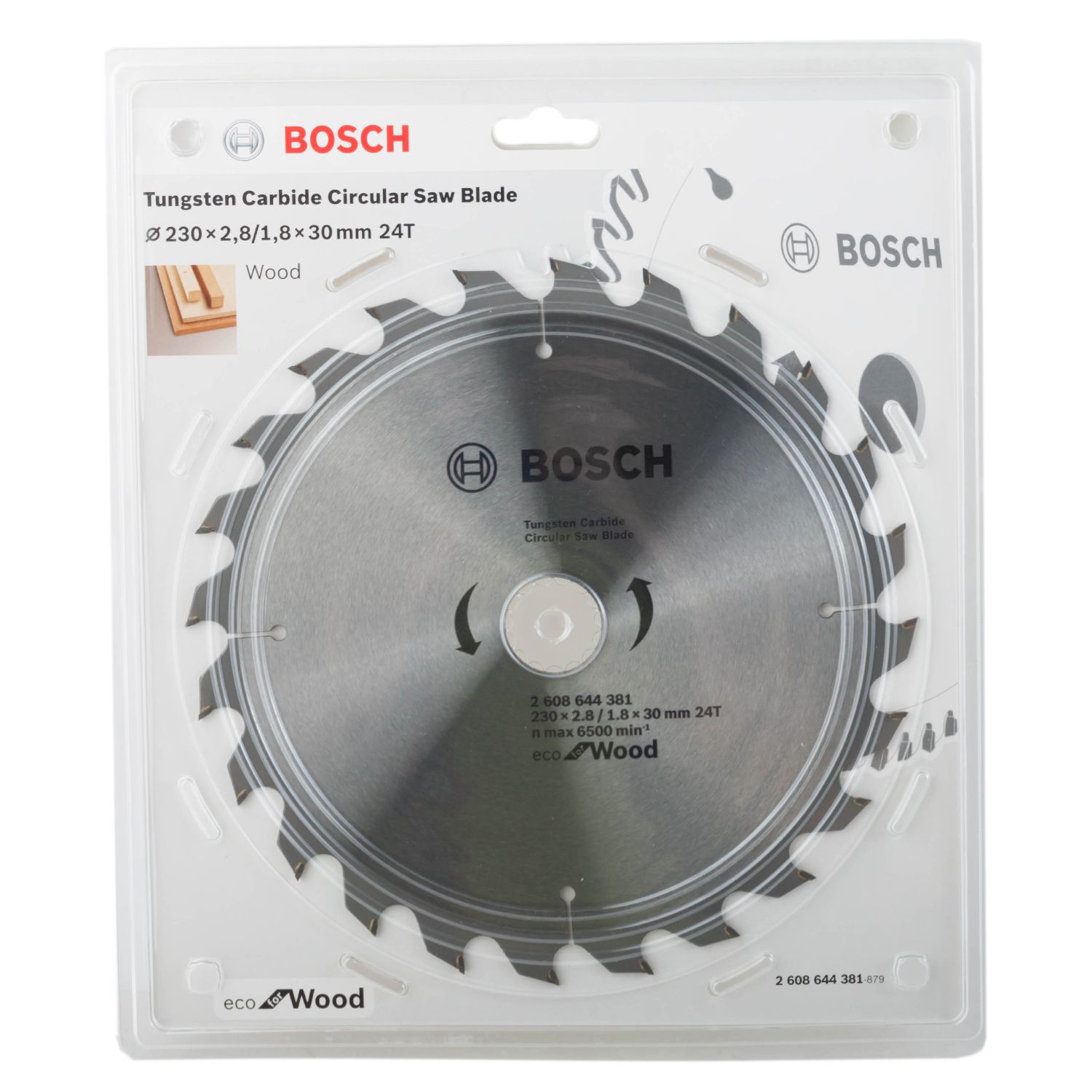 Диск пильный Bosch твердосплавный ECO 230х30х 24 (381)