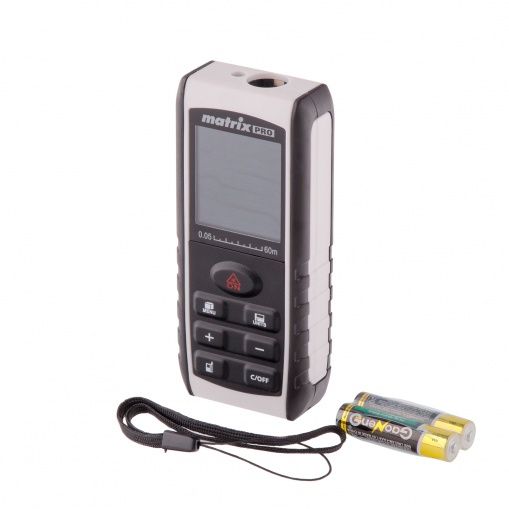 Лазерный дальномер Matrix LD-60, 60 м, с электронным угломером