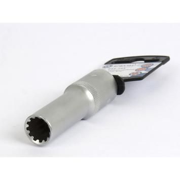 Головка торцевая глубокая универсальная КОБАЛЬТ 1/2", 13 мм, SPLINE Cr-V