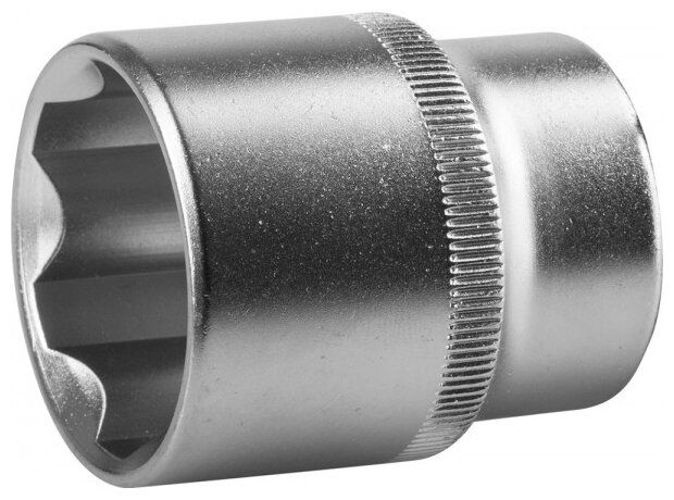 Торцовая головка (1/2"), Cr-V, SUPER LOCK, хроматированное покрытие, 30 мм ЗУБР "МАСТЕР"