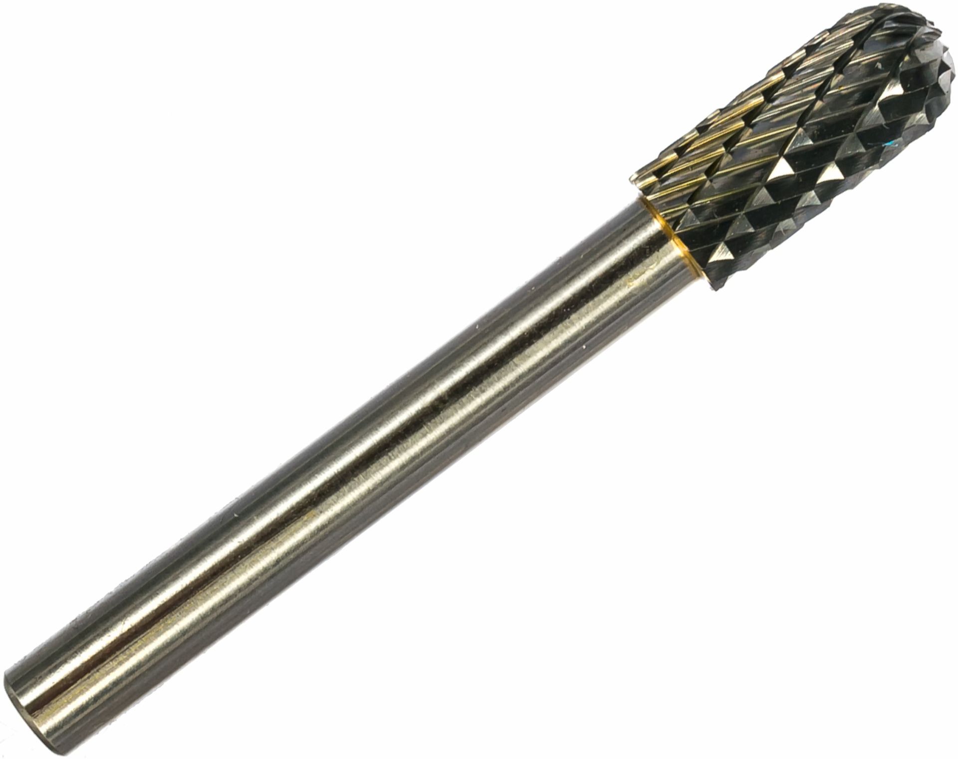 Борфреза твердосплавная тип C цилиндрическая с закруглением, 8 х 20 мм, хвостовик 6 мм, ПРАКТИКА 