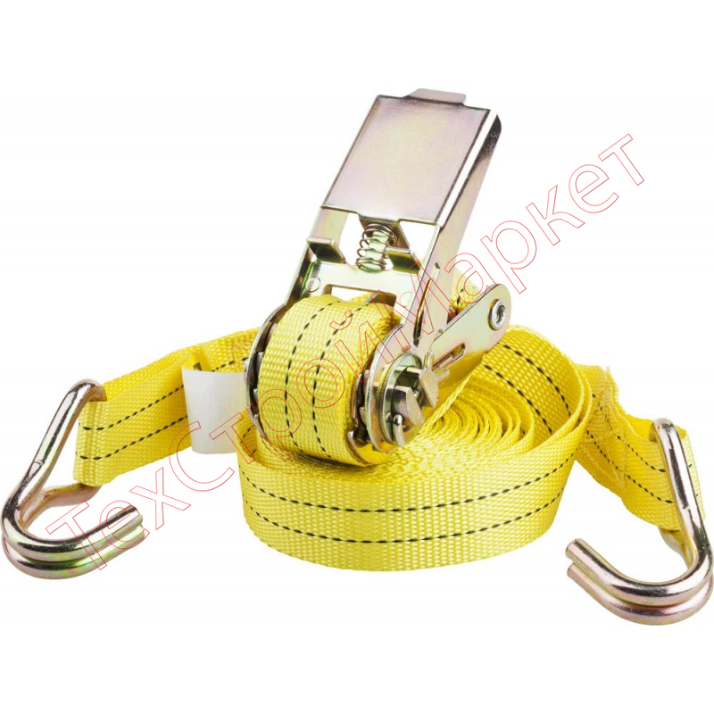 Ремень STAYER "PROFESSIONAL" для крепления груза, ширина ленты 25мм, нагрузка до 500кг, длина 4м