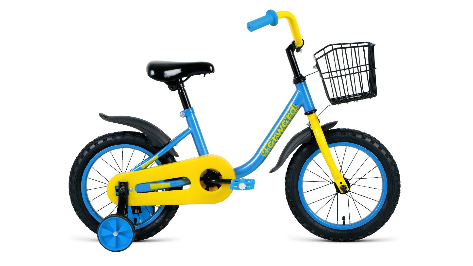Велосипед Forward BARRIO 14 14"  2020-2021, синий, 1BKW1K1B1005