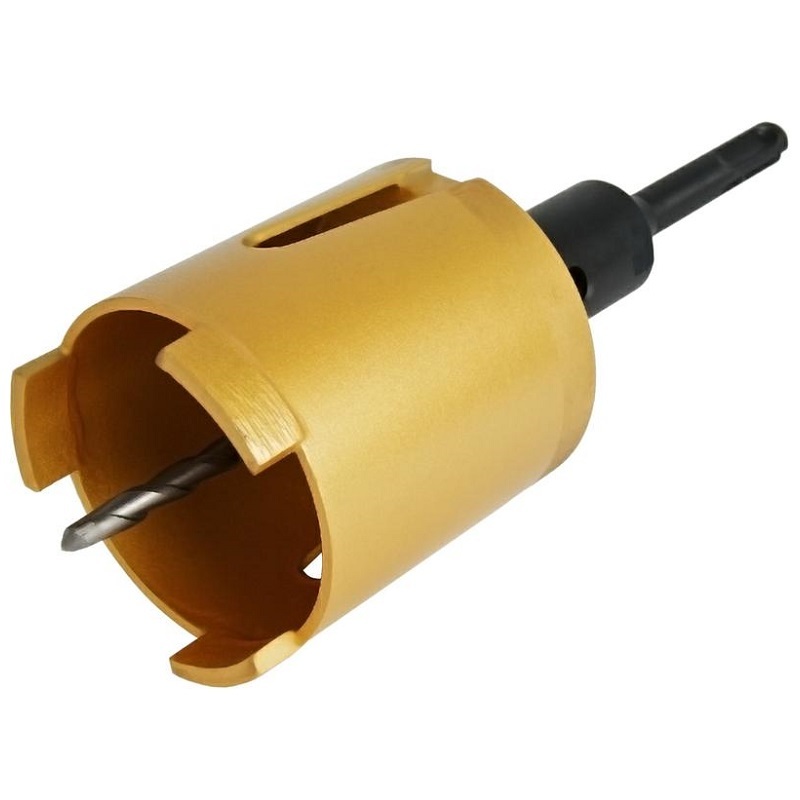 Коронка алмазная "Эксперт" по бетону SDS-plus/Hex безударная 82 мм (1шт.) туба ПРАКТИКА