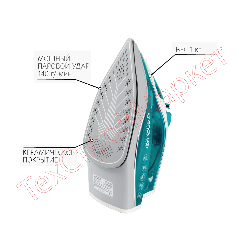 Электрический утюг ENDEVER DELTA-202