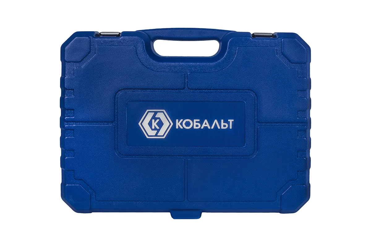 Набор инструмента универсальный 1/2", 45 ПРЕДМЕТОВ, кейс КОБАЛЬТ