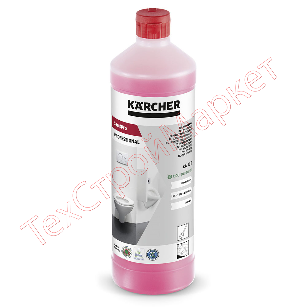Средство для чистки санузлов Karcher CA 10 C (1л) 6.295-677.0