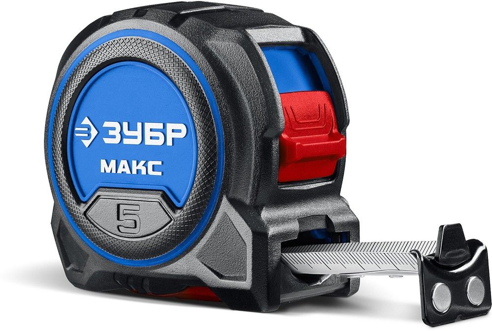Рулетка со сверхшироким полотном МАКС 5м х 27мм, ЗУБР 