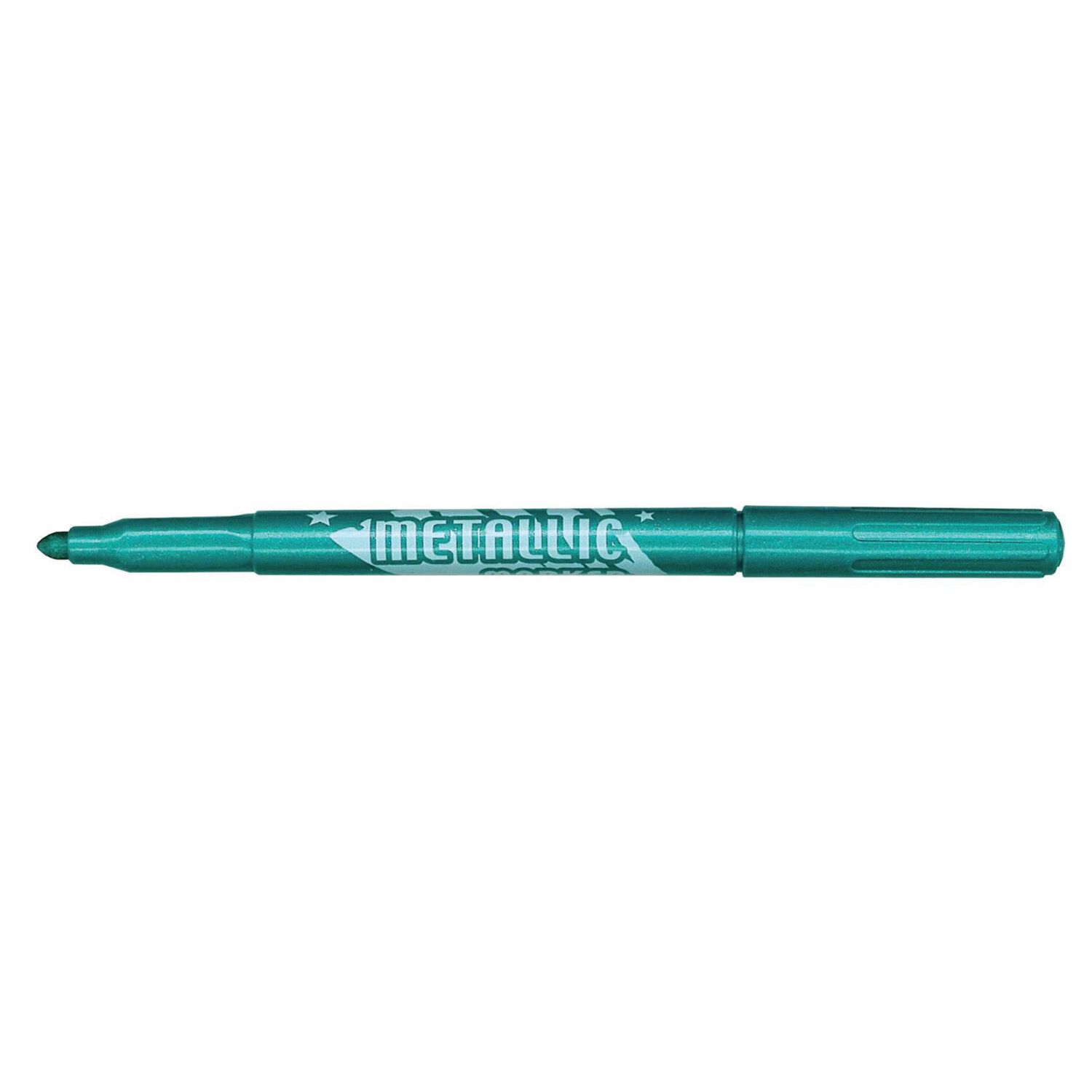 Фломастеры "МЕТАЛЛИК" 5 ЦВЕТОВ CENTROPEN "Metallic", эргономичные, вентилируемый колпачок, 8690/5KK, 6 8690 0501