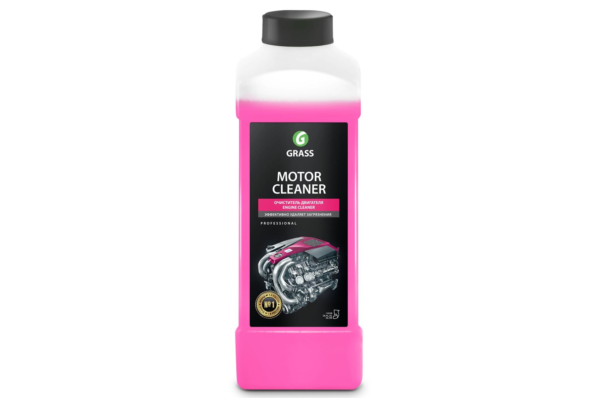 Очиститель профессиональный двигателя 1 л Grass Motor Cleaner 116100 Очиститель профессиональный двигателя 1 л Grass Motor Cleaner 116100