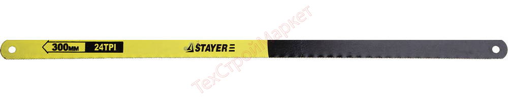 Полотно STAYER для ножовки по металлу, 24TPI(1мм), 300мм, 10шт