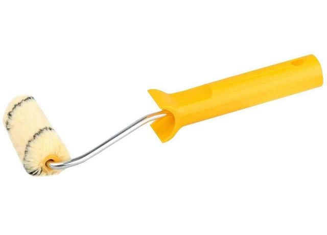 Мини-валик малярный в сборе, ворс 7мм, бюгель 6мм, 15х160мм STAYER "MASTER" DUALON ПОЛИАКРИЛ