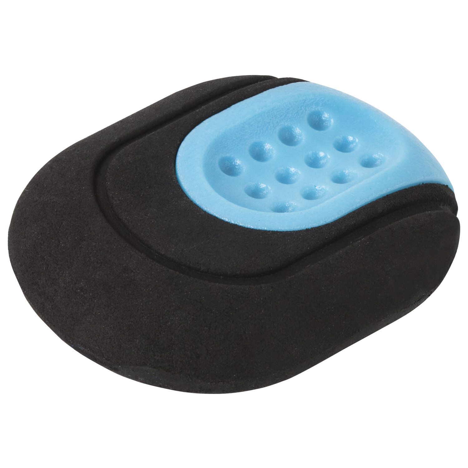 Ластик BRAUBERG "C-Grip", 46х39х12,5 мм, черный, держатель ассорти, 228063