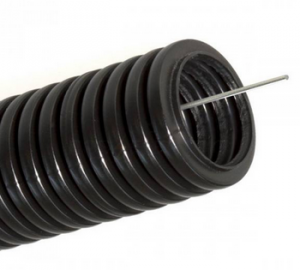 Труба У.ПАК ПНД легкая с зондом 16мм черная