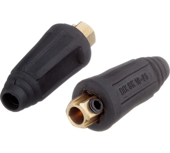 Разъем кабельный вилка сварочного кабеля ТК 16-25 QUATTRO ELEMENTI 