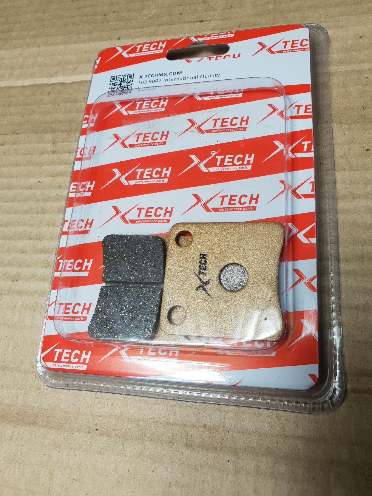 Колодки тормозные дисковые #9 X-TECH (semi-metallic) полуметаллические