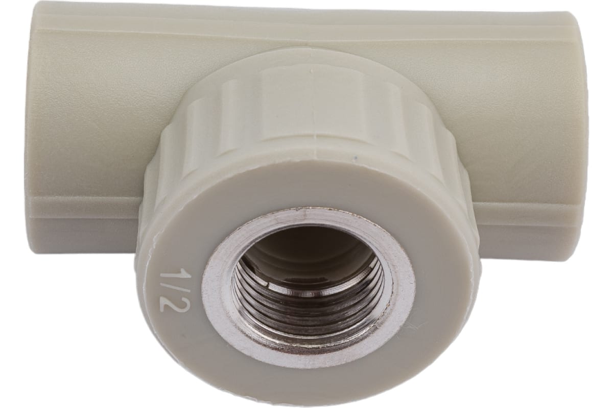 Тройник переходной с внутренней резьбой 25х1/2"х25 (60/15) (Valfex) СЕРЫЙ