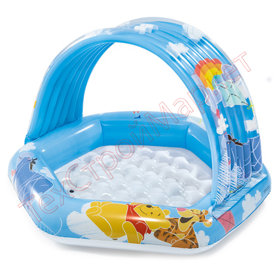 Бассейн надувной INTEX "Винни Пух" 109 х 102 х 71 см, от 1-3 лет
