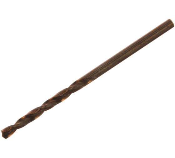 Сверло по металлу кобальтовое 3,0 х 61 мм Р6М5К5, (1шт.) блистер ПРАКТИКА