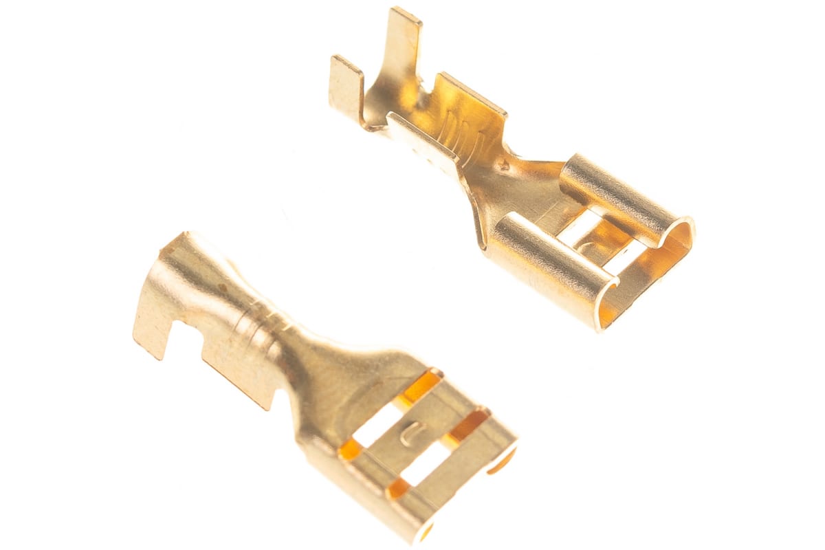 Разъём плоский РП-М 2.5–(6.3) плоский (КВТ 59139) неизолированный (кратно 100)