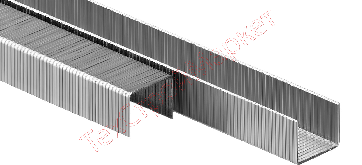 Скобы для степлера тонкие широкие тип 80, 10  мм, 5000 шт, ЗУБР