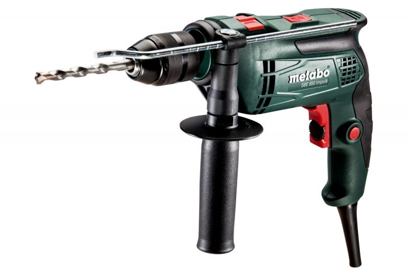 Дрель ударная  Metabo SBE 650 Impuls коробка