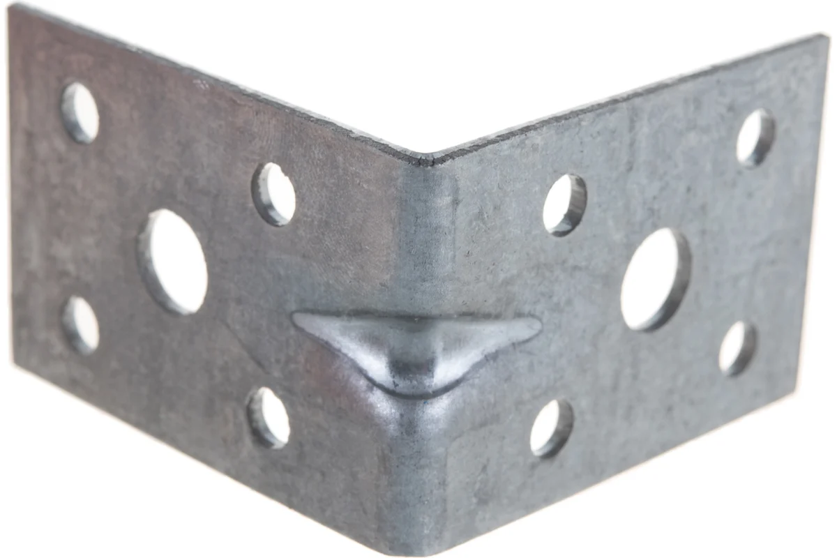 Уголок крепежный усиленный УКУ-2.0, 35х50х50 х 2мм, ЗУБР