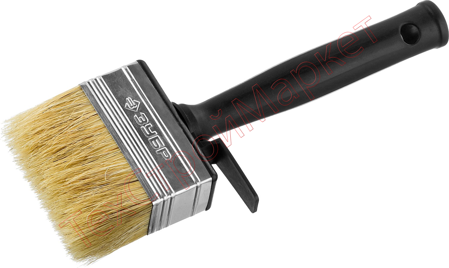 Кисть-макловица ЗУБР "ОПТИМА", светлая щетина, пластмассовый корпус, 30х70мм