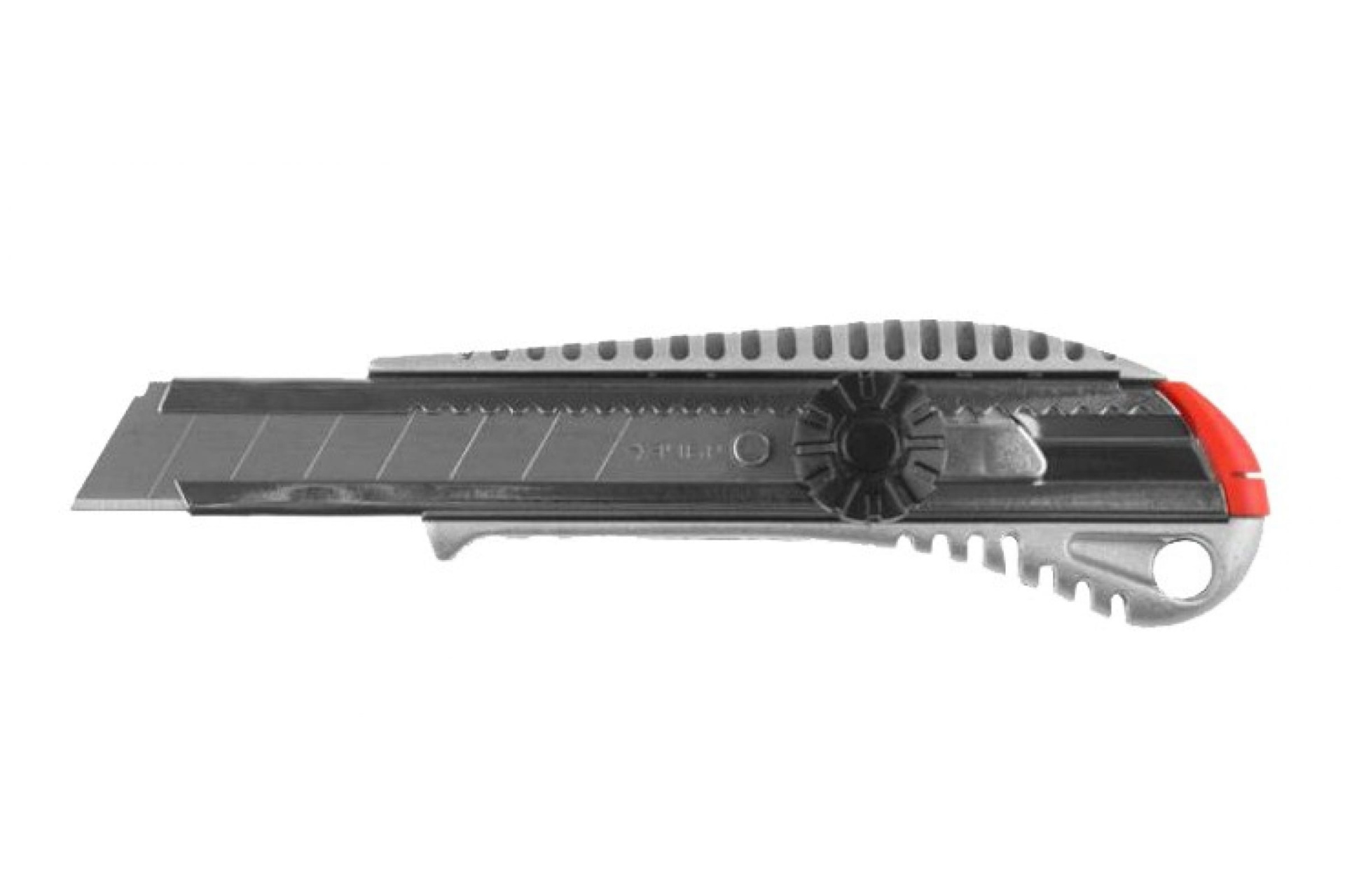 Нож металлический корпус, механический фиксатор, 18мм ЗУБР "МАСТЕР" 
