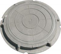 Люк полимерпесчаный тип "Л" Серый d-540  до 3т