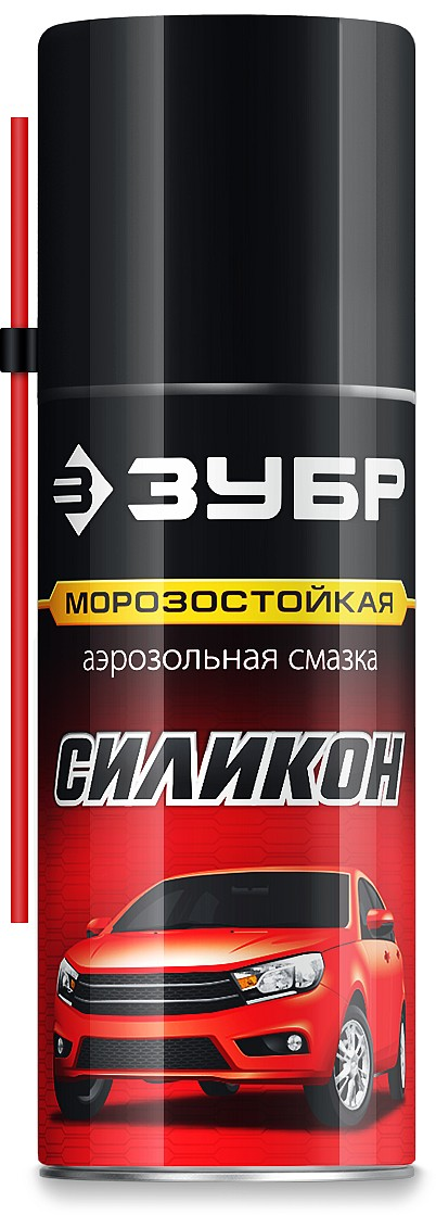 Силиконовая аэрозольная смазка ЗУБР 210 мл, ПРОФЕССИОНАЛ