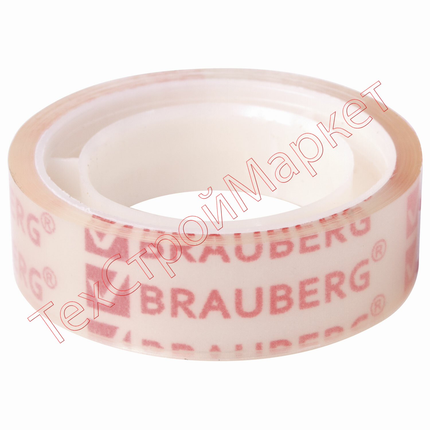 Клейкие ленты 12 мм х 10 м канцелярские BRAUBERG, комплект 12 шт., прозрачные, гарантированная длина, 223122
