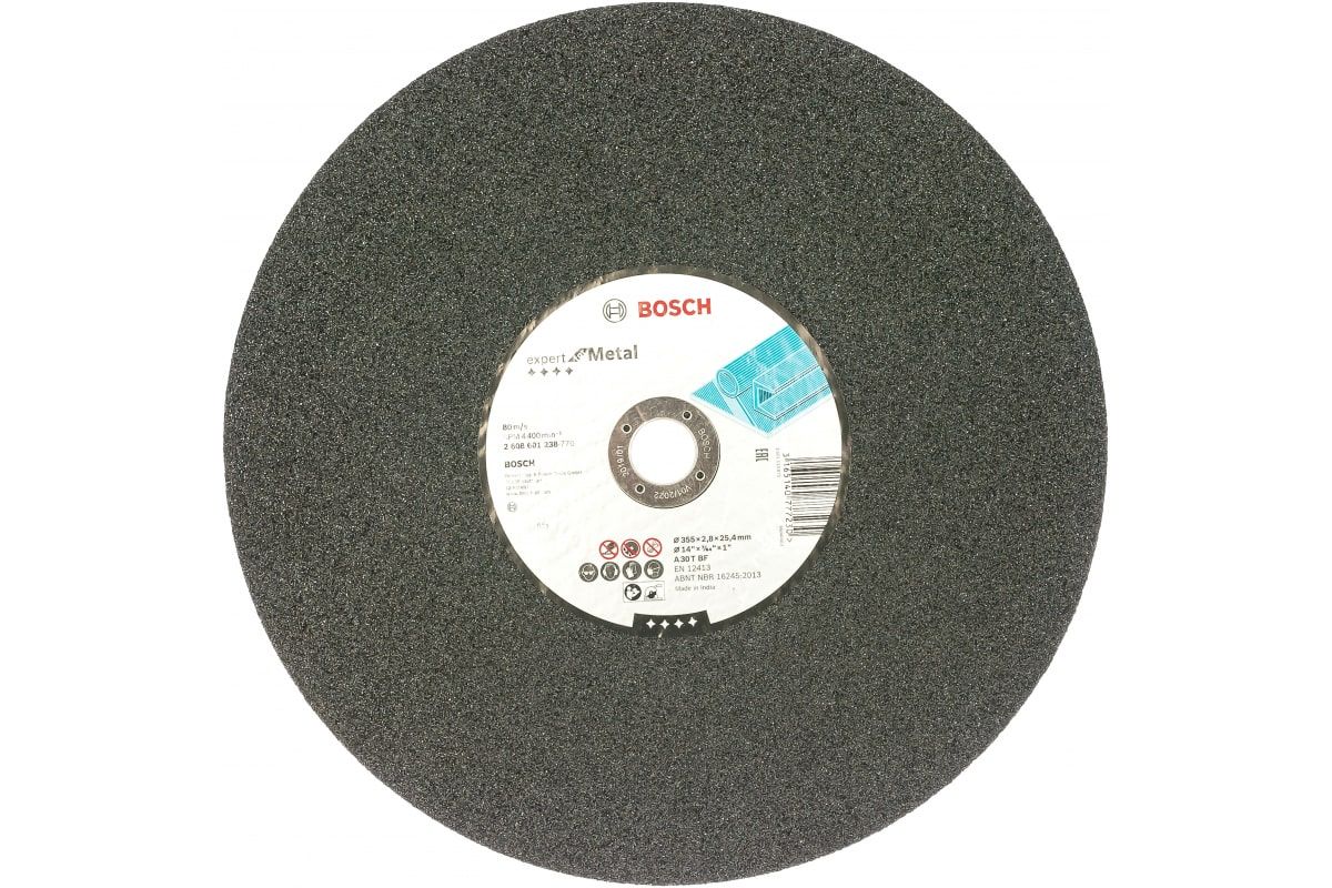 Круг отрезной Bosch металл Ф355х2,8х25,4 один армирующий слой (238)