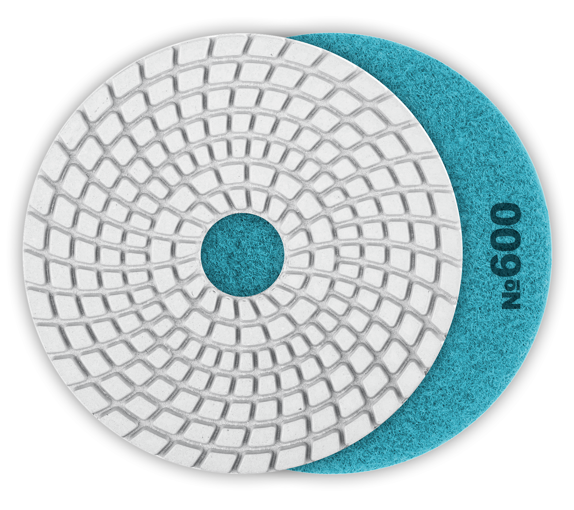Круг шлифовальный алмазный гибкий100мм №600 (Черепашка) для мокрого шлифования ЗУБР 
