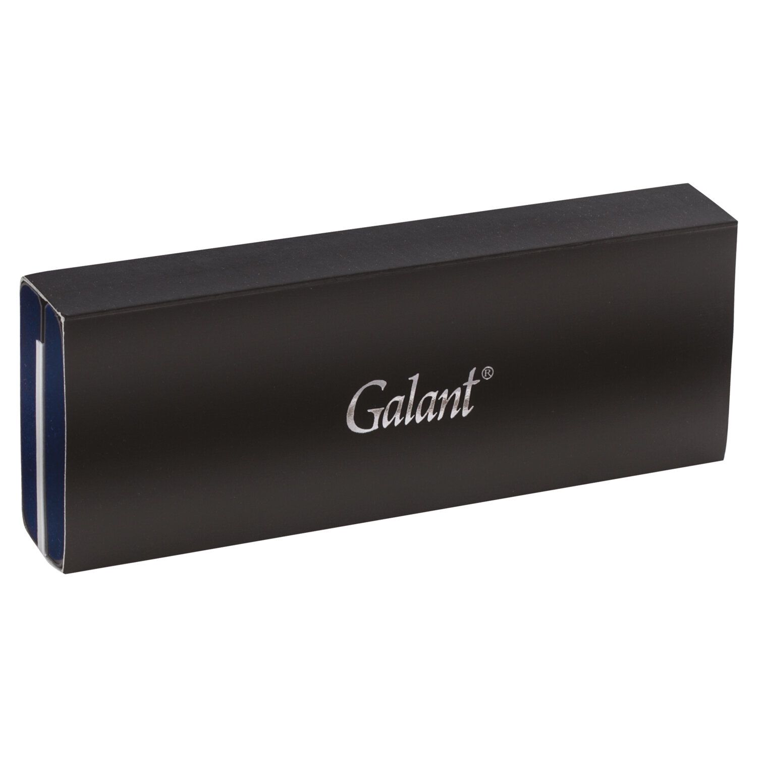 Ручка подарочная шариковая GALANT "ABRIS", корпус черный, золотистые детали, узел 0,7 мм, синяя, 143500