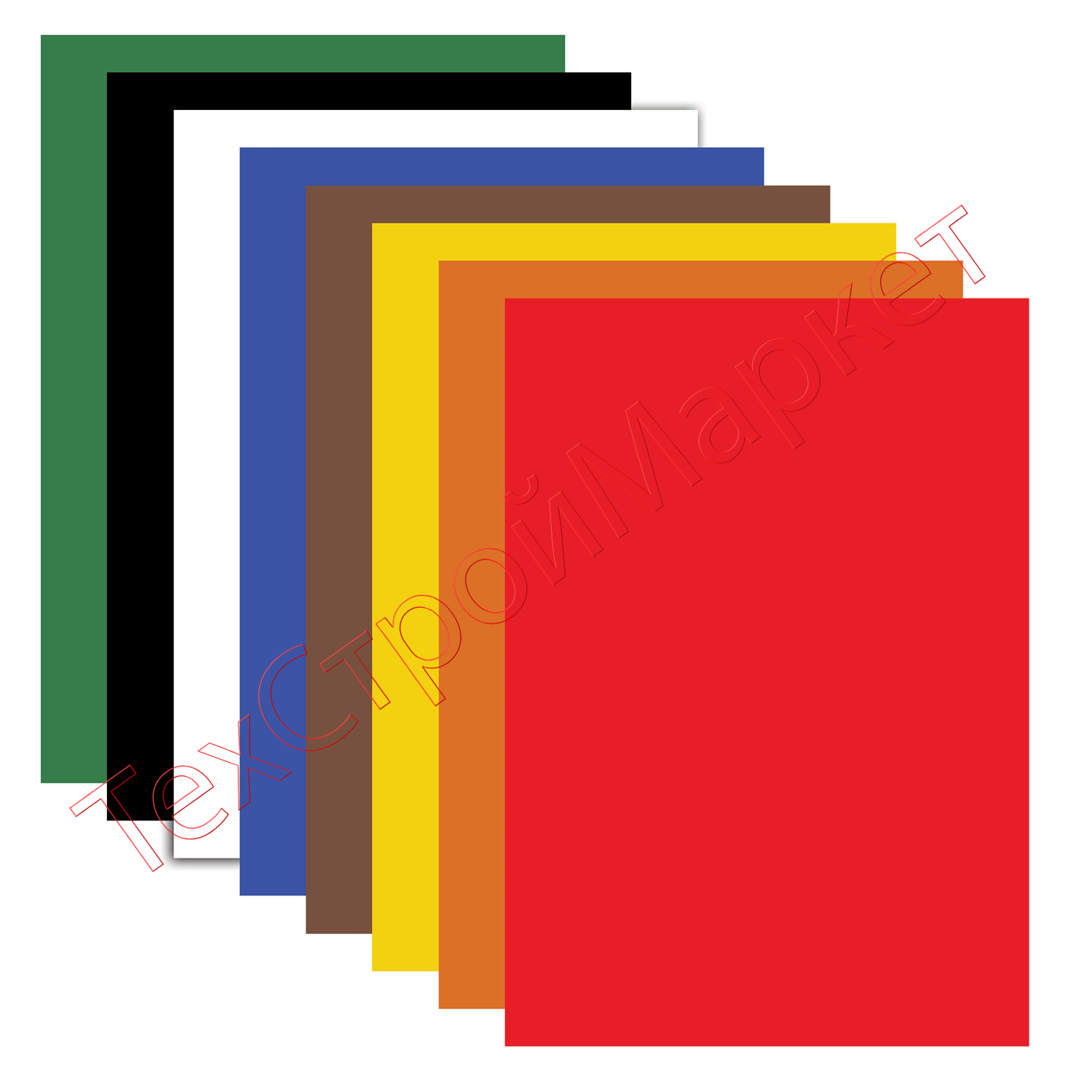 Картон цветной А4 немелованный (матовый), 8 листов 8 цветов, ПИФАГОР, 200х283 мм, 127050