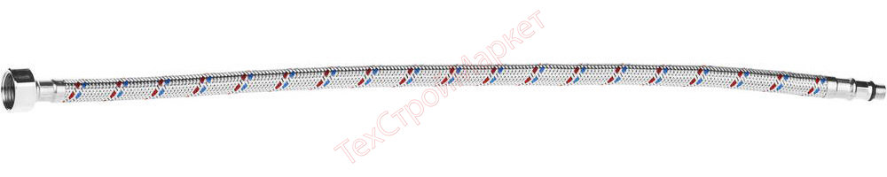 Подводка гибкая  для воды к смесителям, оплетка из нерж стали, укороченная, г/ш 1/2" - 0,5м STAYER