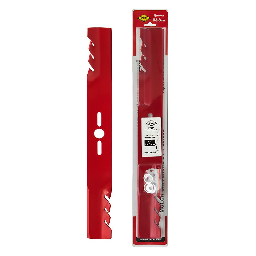Нож для газонокосилки UNIVERSAL DDE MULCH 21/53.3 см,
