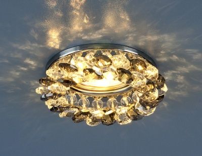 Точечный светильник Elektrostandard 206 MR16  хром/дымчатый/прозрачный (CH/SBK/Clear) a030721    