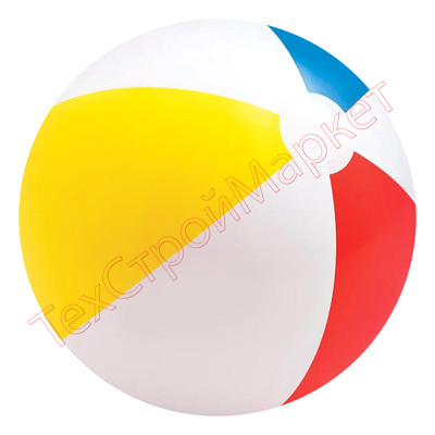 Мяч пляжный цветной INTEX 51см, от 3 лет