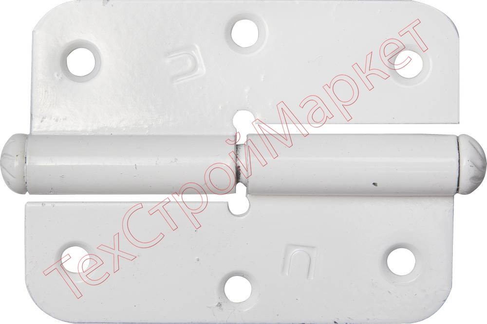 Петля накладная стальная "ПН-85", цвет белый, правая, 85мм
