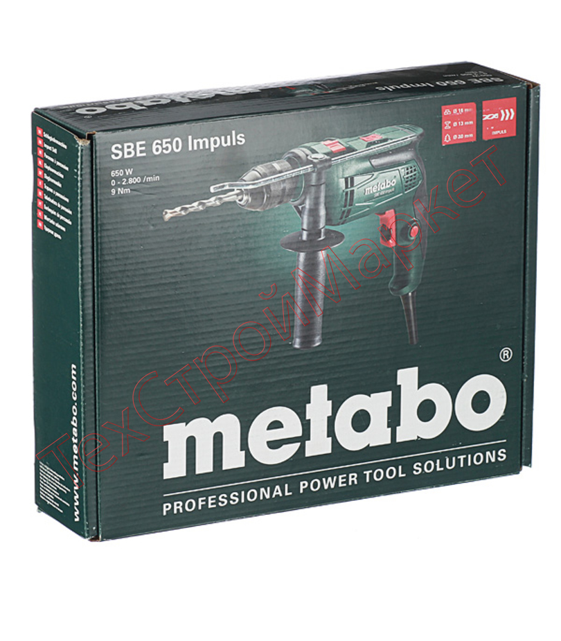 Дрель Metabo BE 650 650 Вт,БЗП13мм